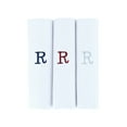 thumbnail image 1 of Umo Lorenzo  Cotton Boxed Initial Alphabet Handkerchiefs (Pack of 3) (Men's), 1 of 3