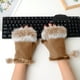 thumbnail image 2 of Guantes de medio dedo Guantes cálidos de invierno Guantes de teclado para mujer Guantes de medio dedo auténticos, 2 of 2