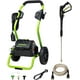 thumbnail image 1 of Hidrolavadora eléctrica Greenworks de 2000 PSI (13 A) (ruedas para transporte, manguera de 20 pies, cable de alimentación de 35 pies), ideal para autos, cercas, patios y entradas de vehículos., 1 of 5