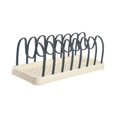 thumbnail image 2 of Rejilla para secar platos, rejilla para almacenar platos, ahorra espacio, soporte para escurrir tapas de ollas, práctico para mostrador de cocina, Azul profundo, 2 of 8