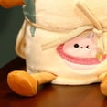 thumbnail image 5 of Cute Cartoon Blanket Flannel Skin Friendly Soft Tether Strap Design Sofa Blankets for Home Office, 5 of 5