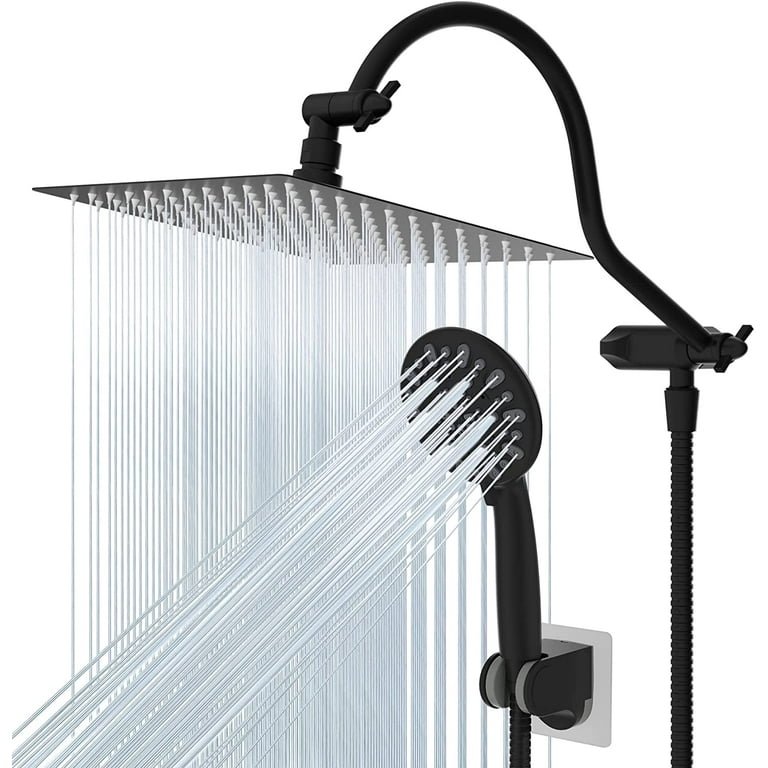 10-inch High Pressure All Metal Rainfall Shower Head Handheld