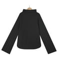 thumbnail image 6 of LEBONYARD Sweaters for Women Plus Size,Womens Sweaters Dressy Casual 2024,Women's Autumn and Winter Solid Pullover Sweater Loose Oversize High Neck Sweater Black M, 6 of 7