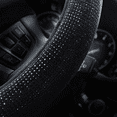 thumbnail image 5 of Cubre Volante  Bloosom Mujer Funda Diamante Protector Para Autos Negro, 5 of 5