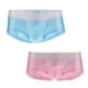 thumbnail image 1 of 2Pcs Hombres Calzoncillos Suaves Y Sedosos Ropa Interior Calzoncillos Cómodos Sin Costuras Rosa BLESIY Ropa interior suave para hombre, 1 of 8