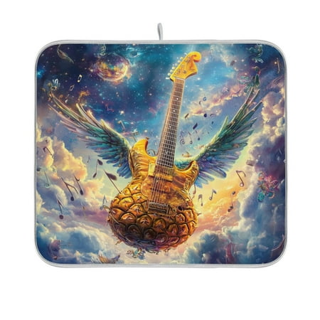

BZSMCE Dish Drying Mat Pineapple Design Drying Mats