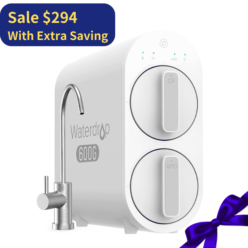 Buy Waterdrop WD-G3P800-W, Tankless Reverse Osmosis Water Filter System -  Prime Buy
