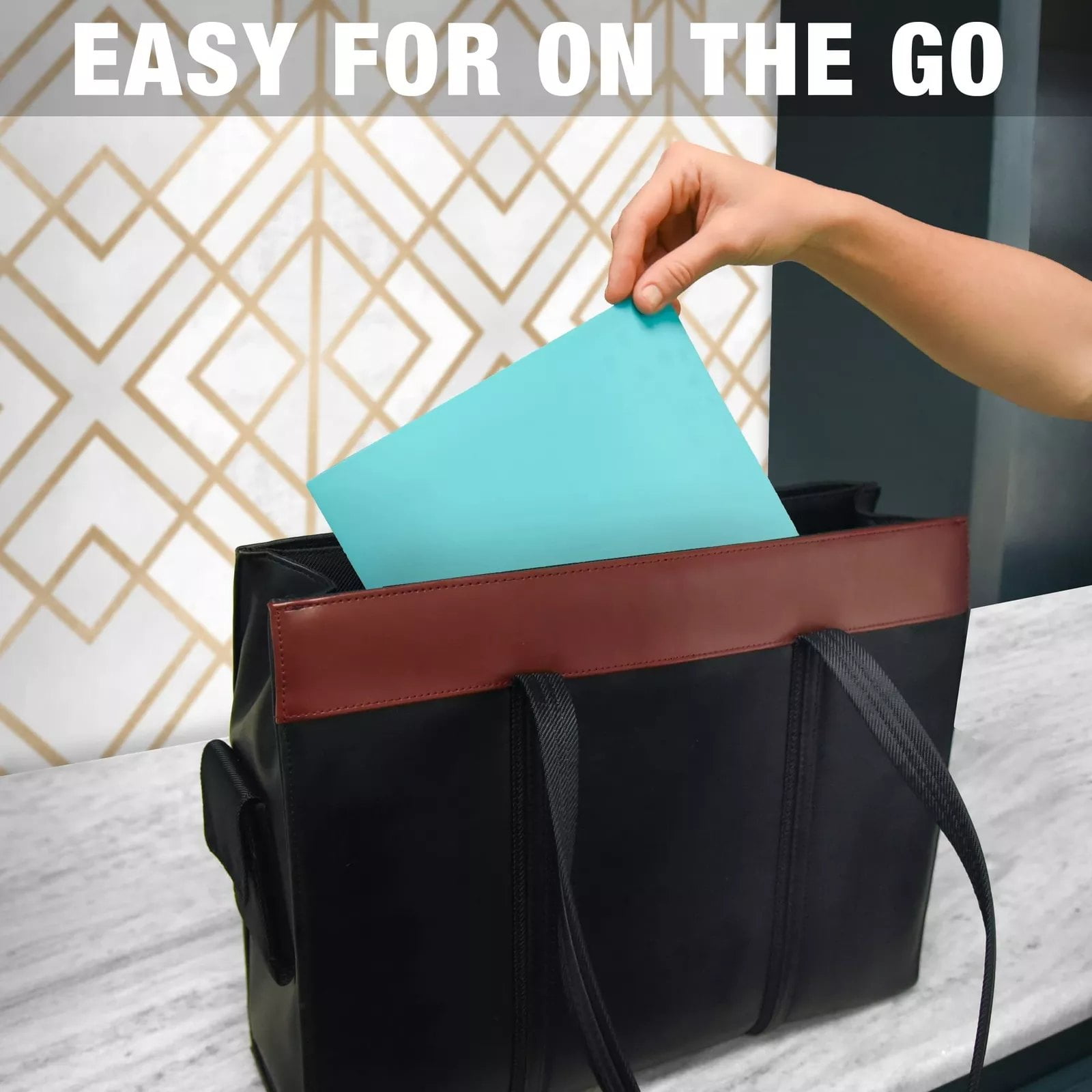 100 Pack Heavy Duty Plastic Folder with Prongs, Letter Size, Assorted Color