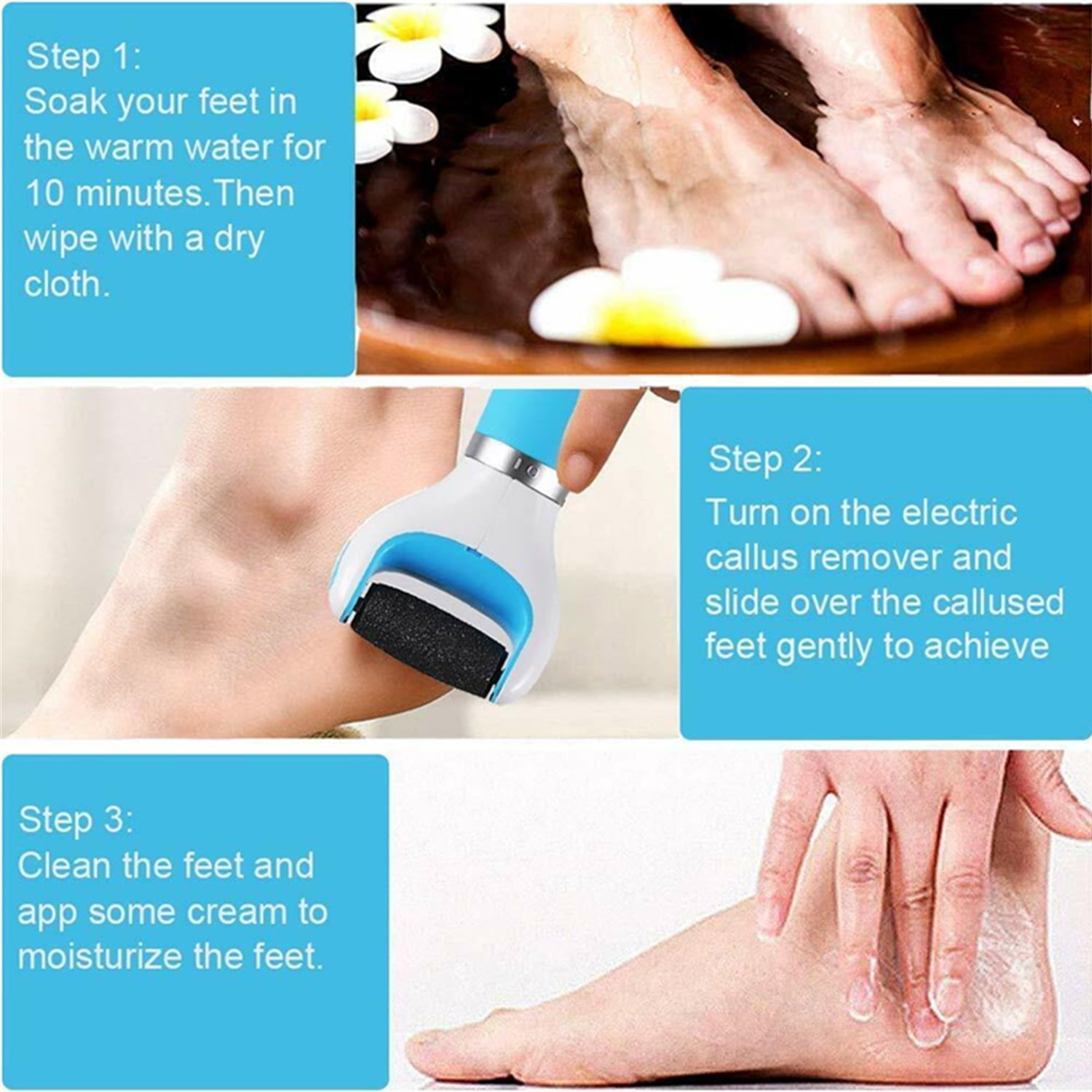 Cieken Ped Egg Callus Hard Skin Remover Pedicure Beautiful Feet