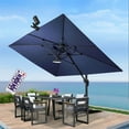 thumbnail image 4 of Solar Powered Patio Umbrella Light, Battery Display Versatile Outdoor Solar Umbrella LED Light Easy Installation USB Charging Remote Control  for Camping, 4 of 7