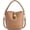 Khaki, variant on Kukuzhu Crossbody Bags for Women PU Leather Tote Bag Fashion Shoulder Handbags Bucket Bag Hobo Satchel Bag with Zipper Closure