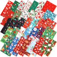 thumbnail image 1 of 100 cuadros de tela de algodón navideños de Irenare, 20 x 20 cm, 1 of 6