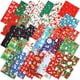 thumbnail image 1 of 100 cuadros de tela de algodón navideños de Irenare, 20 x 20 cm, 1 of 6