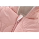thumbnail image 2 of Gibobby Chamarra de forro polar para niños y niñasRecién nacido bebé niñas niños invierno cálido traje de nieve orejas con capucha mono abajo abrigo acol(Verde, 3-6 Meses), 2 of 3