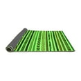thumbnail image 2 of Ahgly Company Indoor Rectangle Oriental Green Modern Area Rugs, 6' x 9', 2 of 4