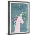 thumbnail image 2 of Marmont Hill Dream Big Unicorn Framed Wall Art, 2 of 6