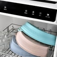 thumbnail image 4 of YAOMOBB High And Low-temperature Resistant Bakeware Foldable Silicone Baking Pan Heat Resistant Handles and Space Saving Design Round Frying Pot Pad for Kitchen Use, 4 of 6