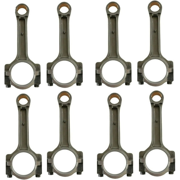 Set of 8 Reconditioned Connecting Rod compatible with Vortec Chevy 5.3L 5.7L 6.0L 6.2L Vortec 1999-2014 GEN 4. Rods with Free Floating Pins.