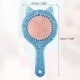 thumbnail image 2 of 1pc Women Cat's Ears Air Cushion Hair Brush for Straight Curly Thin Hair Blue ABS TPR, 2 of 6