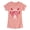 DESERT PINK, variant on Instant Message - Baseball St. Louis - Youth Girls Fitted Short Sleeve T-Shirt