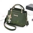 thumbnail image 2 of Faraee Fashion Purses and Handbags for Women Crossbody Shoulder Top Handle Satchel Jeweled Pendant Business Small Work Tote Bags Green, 2 of 4
