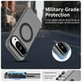 thumbnail image 6 of For Google Pixel 9 Pro XL 6.8" Case ,[Compatible with MagSafe] Cute Candy Color Drop Protection Slim Anti-Slip Shockproof Magnetic Phone Case,Black, 6 of 7