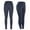 Navy, variant on Binmer Women's Fleece Lined Leggings with Pockets, Womens High Waist Active Yoga Workout Pants, Women's Plus Black,Size XXL