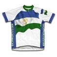 thumbnail image 1 of Bashkortostan Flag Short Sleeve Cycling Jersey  for Women - Size XL, 1 of 3