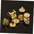thumbnail image 3 of HUGFEGWE 10pcs Sunflower Screw Sterling Silver Cartilage Earring Knob Rivet Spikes Handles Conch Piercing Jewelry Titanium Septum Ring Gold Cuff Links Hoops Helix Studs Brass Screw U2536-4245, 3 of 9