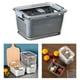 thumbnail image 3 of 2x Recipientes de almacenamiento de alimentos, herméticos con orificios de ventición Refrigerador Verduras Cajas de Organizador perfecl Cajas de almacenamiento de nevera, 3 of 8