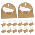 thumbnail image 1 of Mobutofu 50Sets Small Kraft Envelopes with Heart Clasp Perfect for Thank You Cards and Invitations, 1 of 8