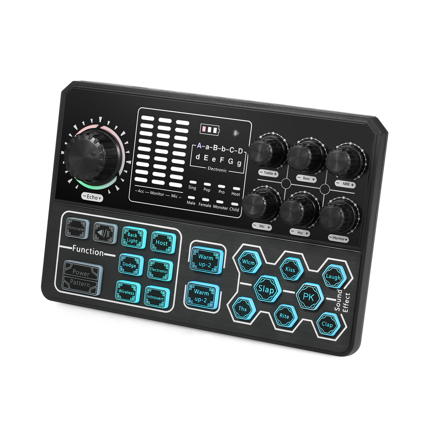 Live Sound Card External Voice Mixer BT Sound Board with Multiple Sound Effects for Smartphone Computer Live Streaming Broadcast Gaming | Walmart Canada