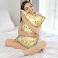 thumbnail image 3 of KLL Cute Bee Gnome 2 Pattern Silk Pillowcase for Hair and Skin Standard Size 20"X 30" Soft Breathable Pillow Covers for Sleeping, 3 of 6
