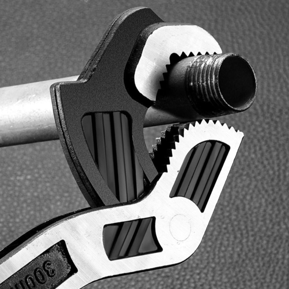 WarmFuPalace 6-Inch Heavy Duty Self-Locking Adjustable Wrench, Industrial Grade High Torque Auto-Lock Wrench for Home Repair, Plumbing, Automotive & Mechanical Maintenance