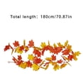 thumbnail image 4 of Guirnalda de arce artificial, puerta de entrada para el hogar, simulación de pared, hojas, decoración de vid, adorno navideño, tipo 8 Inevent HA001259-08, 4 of 5
