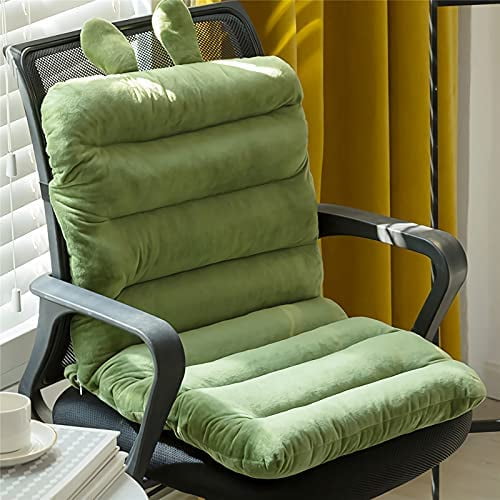 DanceeMangoo Non-Slip Rocking Chair Cushions Backrest Seat Cushion for Office  Chair Desk Seat Cotton Linen Fabric Relax Lazy Buttocks (Pineapples (Cotton  Linen),L) 
