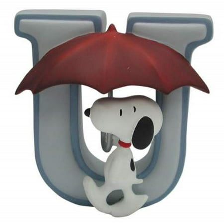 Peanuts Snoopy Letter U Collectible Figurine #8591