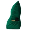 thumbnail image 3 of PEACHWELL Triangular Reading Bed Rest Pillow Large Bolster Cushion Headboard Backrest Wedge Pillow with Removable Cover and Two Large Side Pockets Green 47 Inches, 3 of 7