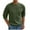 Army Green, variant on Men's Crewneck Pullover Sweater Waffle Textured Long Sleeve Knitted Sweaters Regular Fit Sweatshirts
