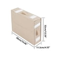 thumbnail image 3 of Bed Sheet Set Storage Box Fabric Visual Window Zipper Folding Blanket Sorting Box Wardrobe Bedding Storage, 3 of 8