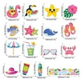 thumbnail image 6 of Summer Bulletin Board Decorations 58Pcs Summer Theme Cardstocks with Glue Point, 6 of 6