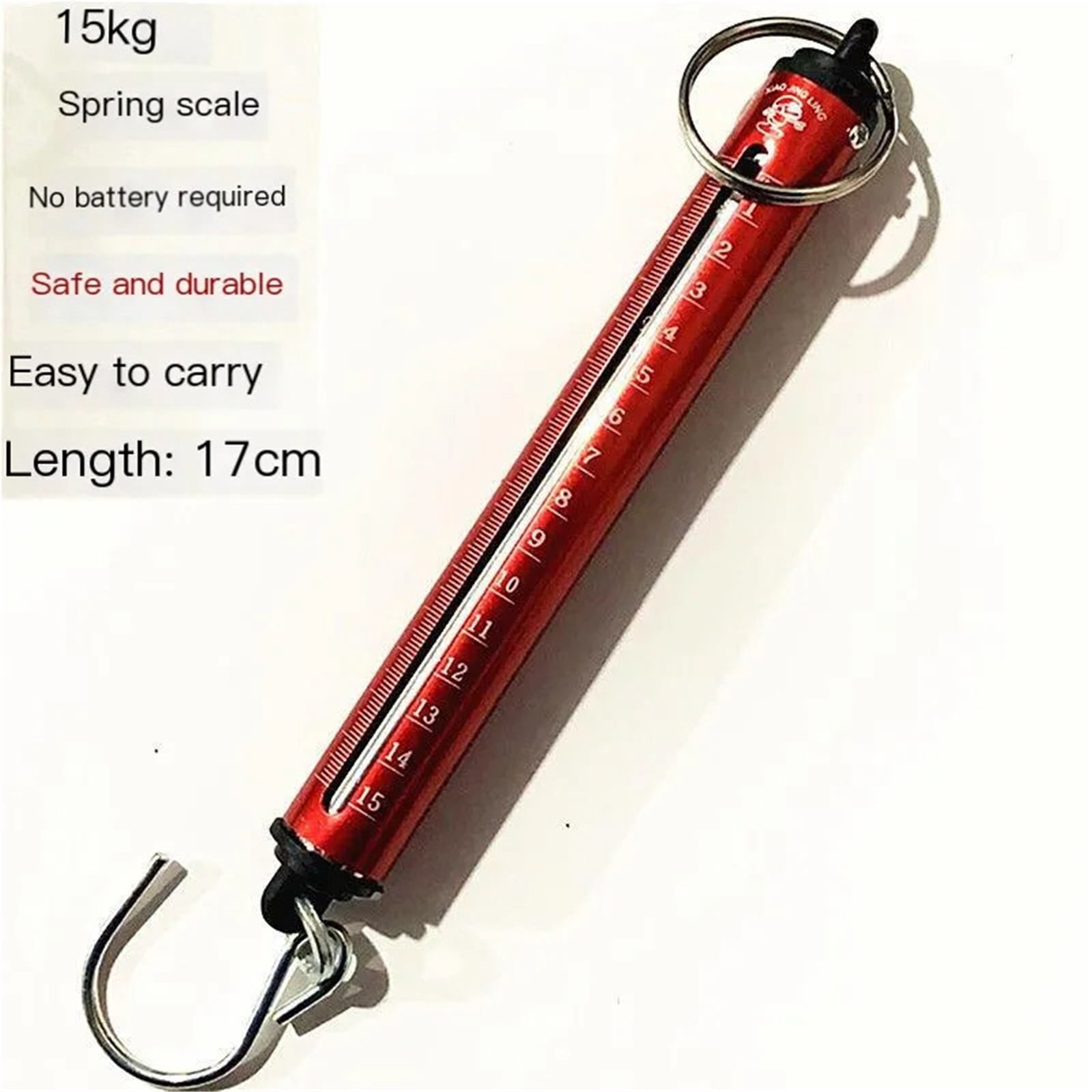 Household Scale Spring Steel Portable Scale Spring Balance Hook Scale Pocket-size Scale No Need Battery