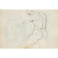 thumbnail image 3 of John Flaxman 18x13 Black Modern Framed Museum Art Print Titled - Hercules Fighting the Lion, Roman Sarcophagus Relief on Garden Facade, Villa Medici, Rome (1787), 3 of 5