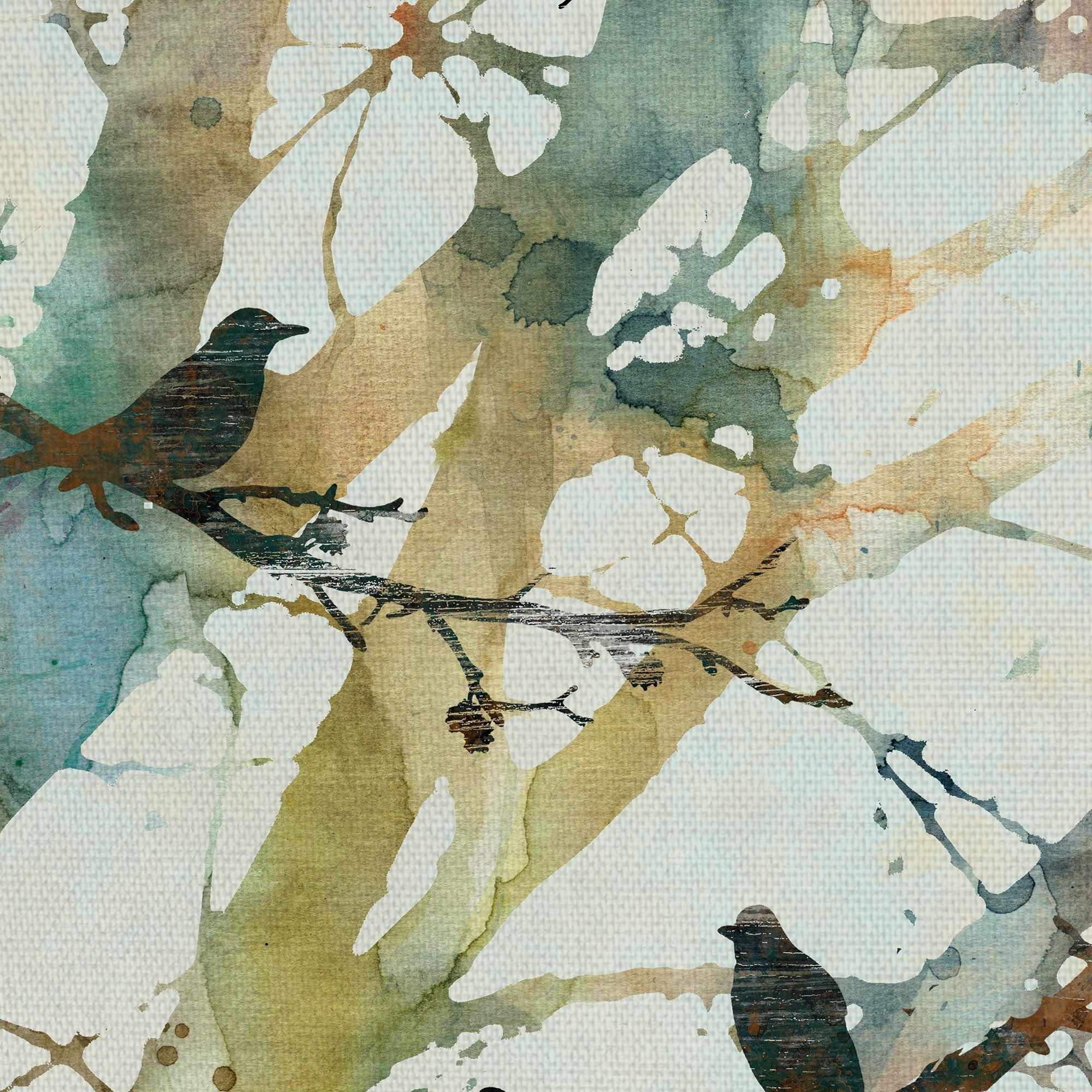 Masterpiece Art Gallery Botanical Birds II By Carol Robinson Canvas Art Print 16" x 20"