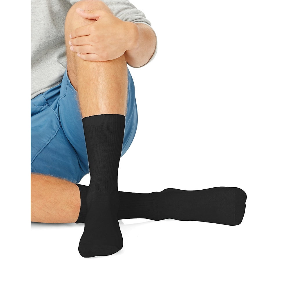 Hanes Hanes Men's Crew Socks, 12Pack 184V12