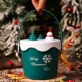 thumbnail image 4 of Wadada Small Christmas Buckets Plastic, Christmas Decorations Bucket pails, Christmas Candy Buckets with Handles and Lid, for Candy Favors Treat Gifts Xmas Party Home Table Decor, 4 of 6
