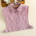 thumbnail image 2 of Camicover Detachable Dickey Collar Half Shrt Blouse Collar for Women and Girls Pack of 3, 2 of 8