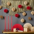 thumbnail image 2 of Candelabro Taper Candles de 10 pulgadas, rojo, 24 unidades, sin perfume, 2 of 7