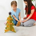 thumbnail image 2 of RKSTN Mini Christmas Tree Christmas Tree Decoration Rabbit Feeder Wooden Guinea Pig Hamster Vegetable Rack Christmas Habitat Flocked Christmas Tree, 2 of 5