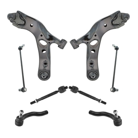 DAMAIJOY Front Steering & Suspension Kit 8 Piece Sealed-Greasable or Sealed for Toyota for RAV4 2.4L 2006-2008 & 3.5L 2006-2012 & 2.5L 2009-2018 907293552